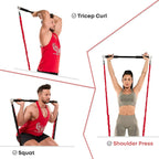 All-in-One Resistance Band Set with Workout Bar