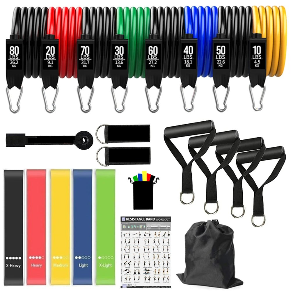 All-in-One Resistance Band Set with Workout Bar